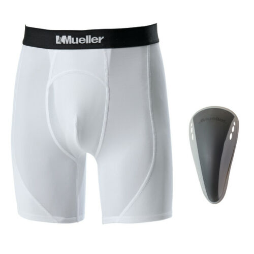 Mueller lágyékvédő sportnadrággal - Flex Shield w/ Supporter Shorts