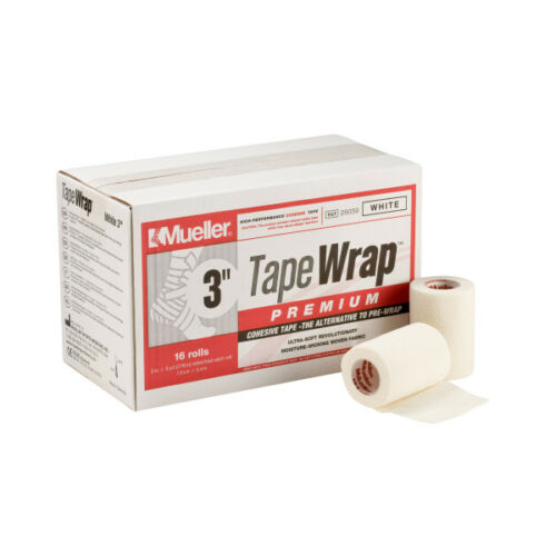 Mueller Tape-Wrap, Prémium, fehér 3" (7,6 cm)